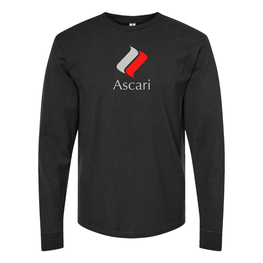 Men's Ascari Logo Cotton Long Sleeve T-Shirt