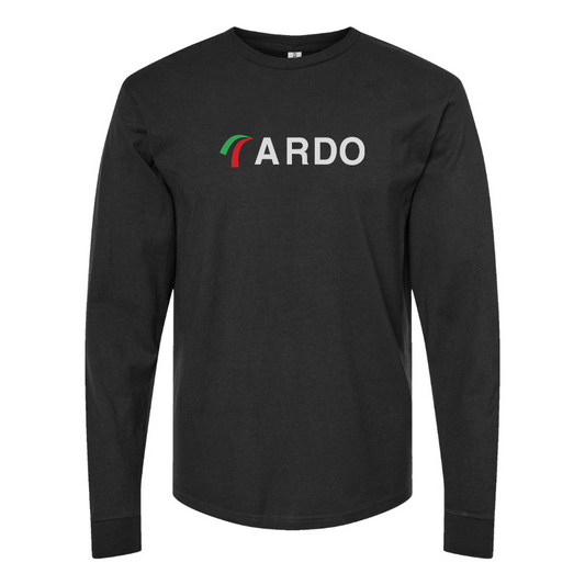 Men's Ardo Logo Cotton Long Sleeve T-Shirt
