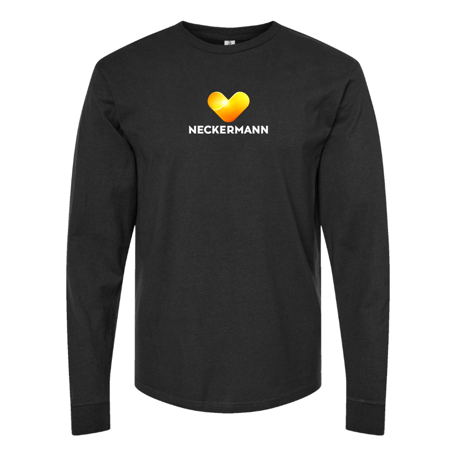 Men's  Neckermann Logo  Cotton Long Sleeve T-Shirt