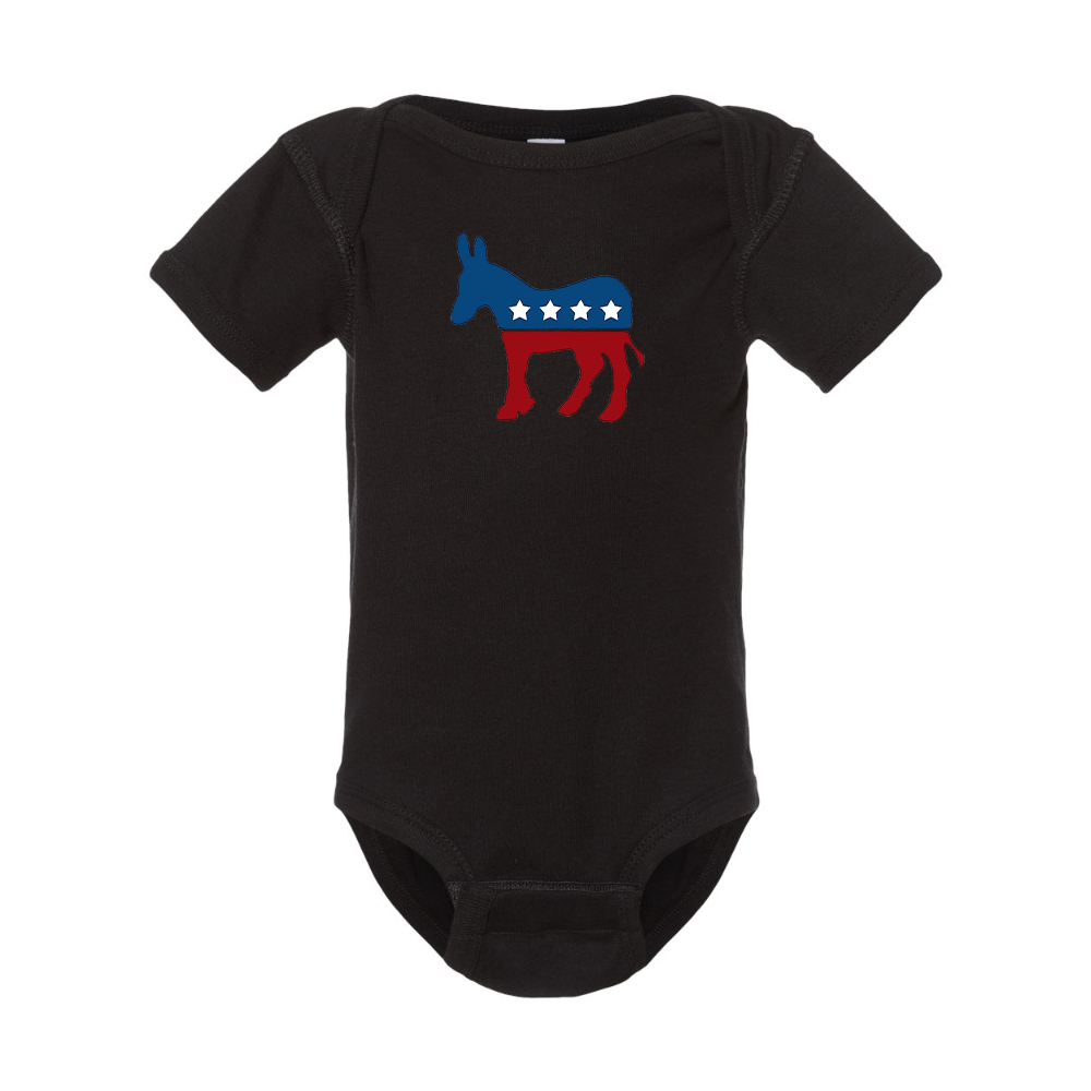 Democrat Election Symbol Rabbit Skins Infant Baby Rib Bodysuit