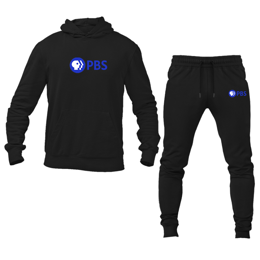 Men's  PBS Blue   Hoodie Joggers Set