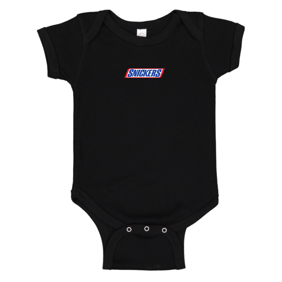 Snickers Logo  Baby Onesie Romper