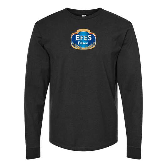 Men's Efes Logo Cotton Long Sleeve T-Shirt