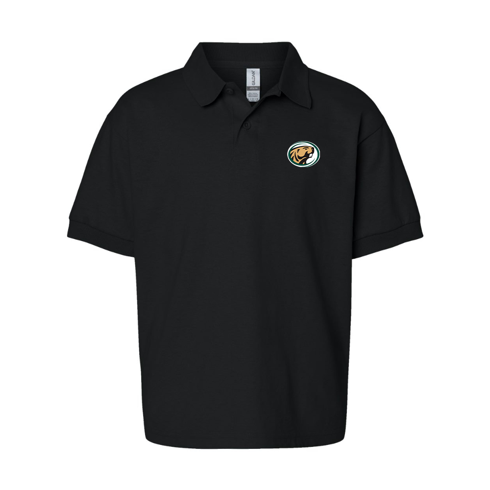 Youth  Bemidji State Beavers Gildan Dry Blend Jersey Polo