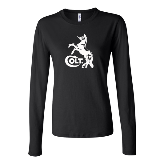 BELLA CANVAS Women’s Colt Horse  Jersey Long Sleeve Tee