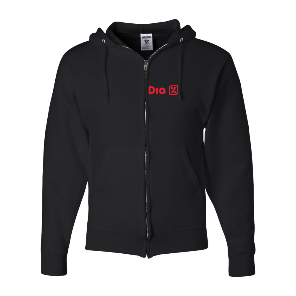 Men's Dia  JERZEES NuBlend Full-Zip Hooded Sweatshirt