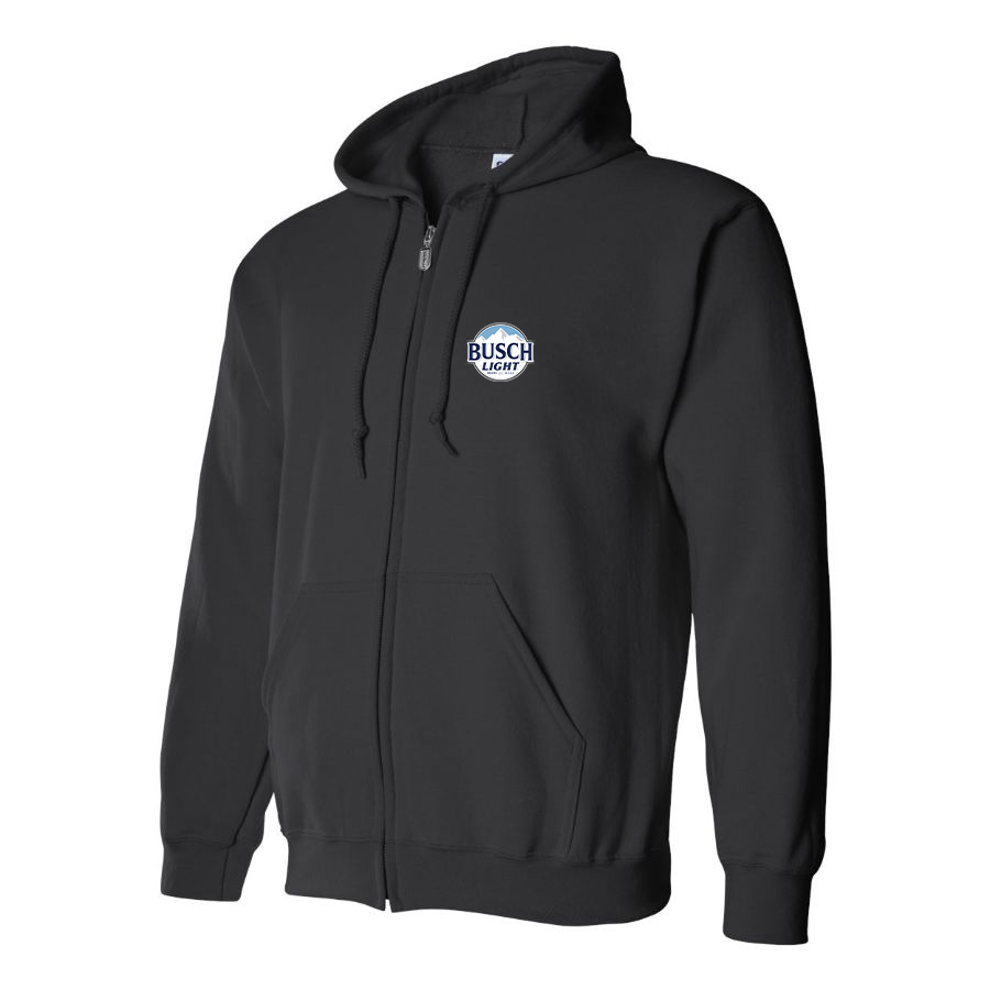 Men's Busch Light Logo Zipper Hoodie