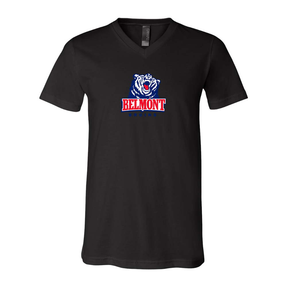 Belmont Bruins  BELLA  CANVAS - Jersey V-Neck T-Shirt
