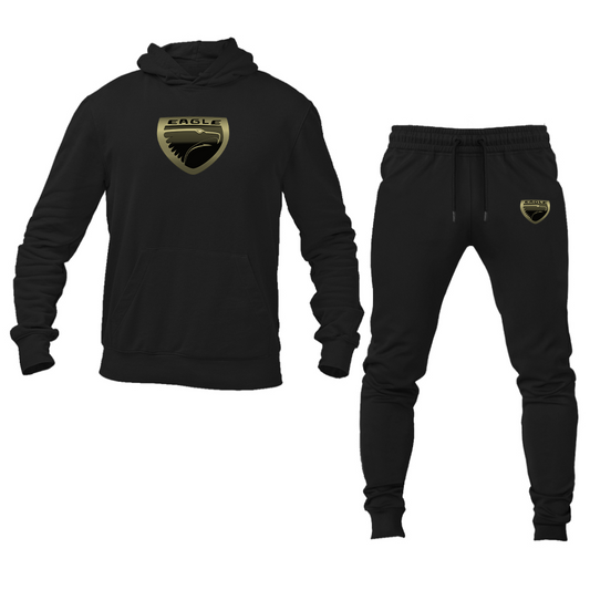 Men's Eagle Logo Hoodie Joggers Set