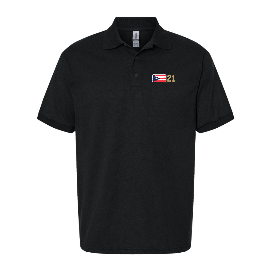 Men's Liga de Beisbol Profesional Roberto Clemente Logo Dry Blend Polo