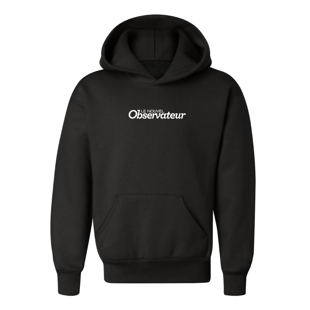 Youth Le Nouvel Observateur Logo Pullover Hoodie
