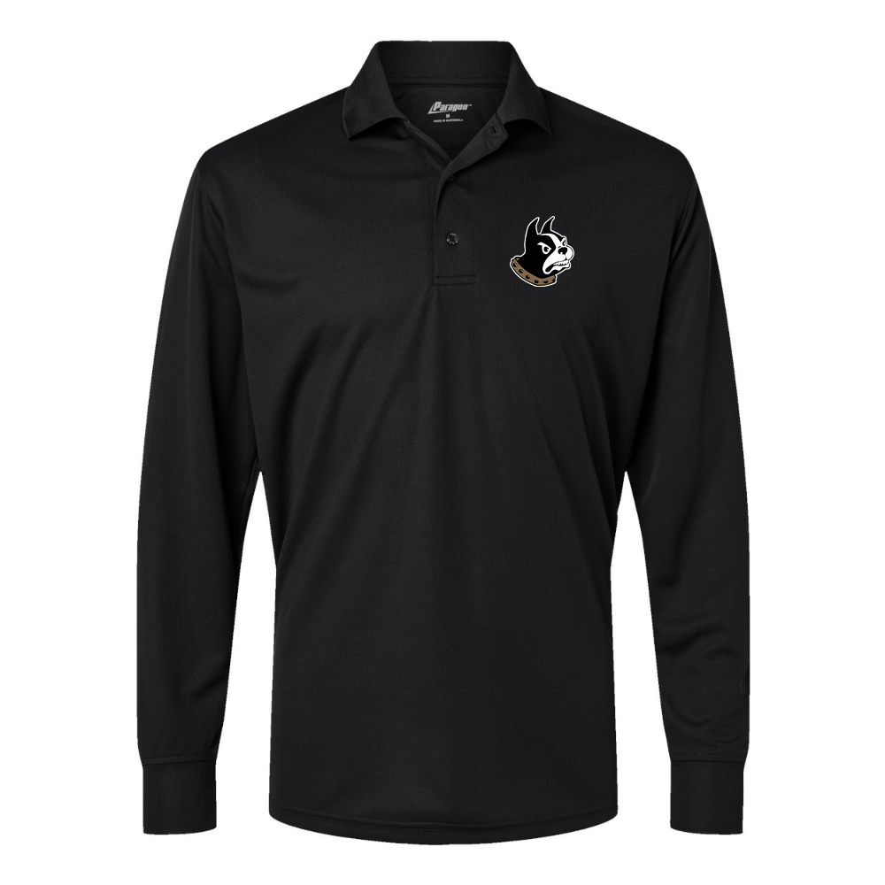 Men's    Woffrd Terriers Paragon Prescott Long Sleeve Polo