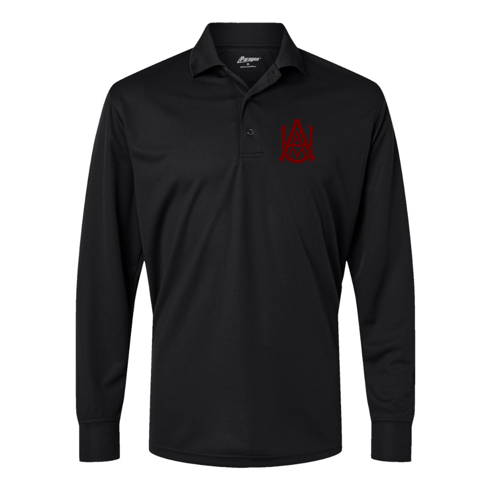 Men's Alabama AM Bulldogs  Paragon Prescott Long Sleeve Polo
