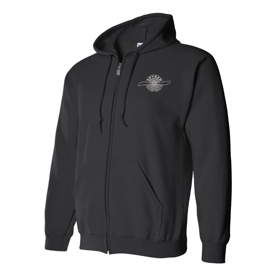 Men's Spyker Logo Zipper Hoodie