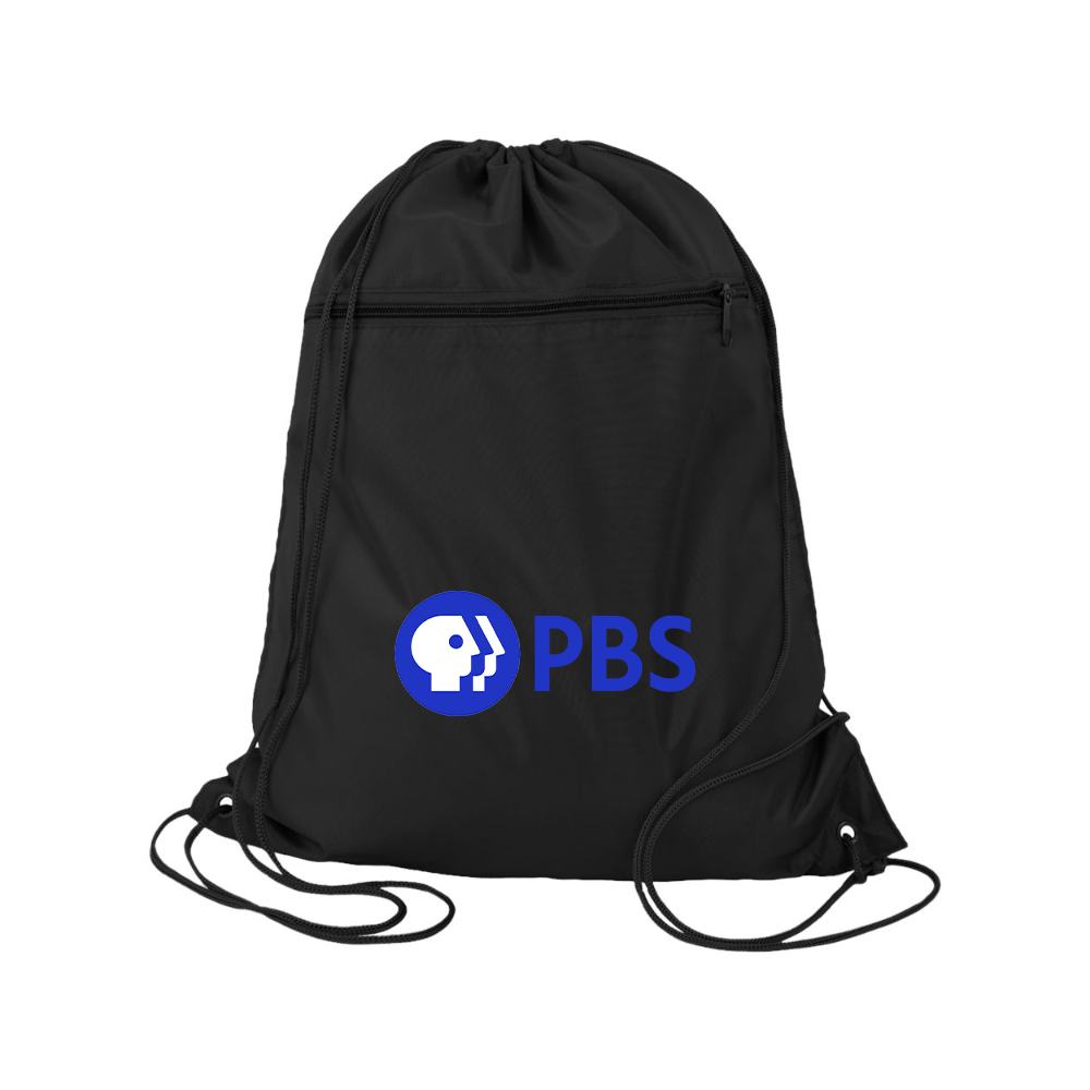 PBS Blue  Q-Tees - Polyester Cinchpack