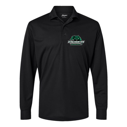 Men's  Binghamton Bearcats  Paragon Prescott Long Sleeve Polo
