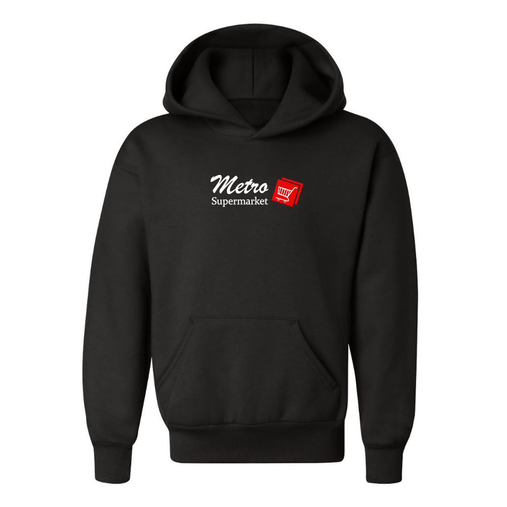 Youth Metro Supermarket Logo  Pullover Hoodie