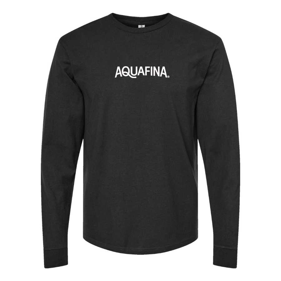Men's Aquafina  Logo Cotton Long Sleeve T-Shirt