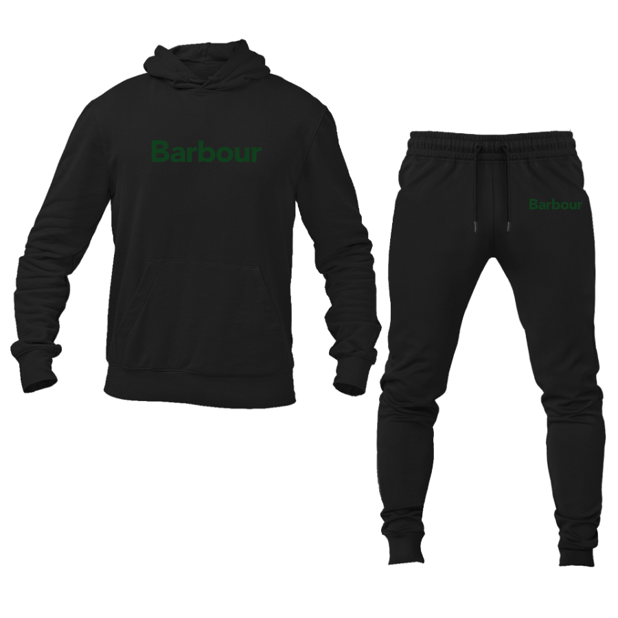 Men's Barbour  Logo Hoodie Joggers Set