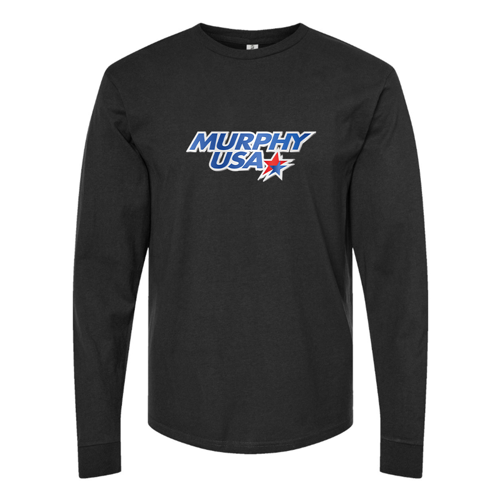 Men's Murphy USA  Logo Cotton Long Sleeve T-Shirt