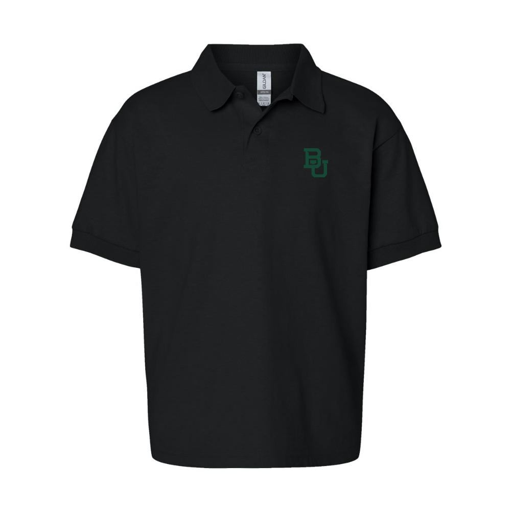 Youth  Baylor Bears  Gildan Dry Blend Jersey Polo