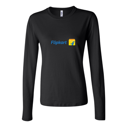 BELLA CANVAS Women’s Flipkart Jersey Long Sleeve Tee