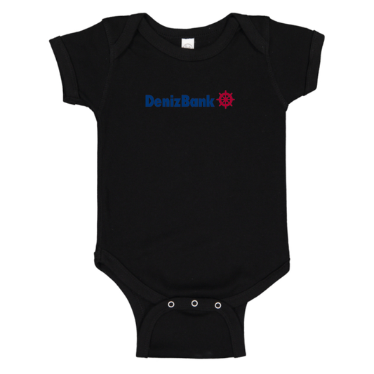 DenizBank Logo Baby Onesie Romper