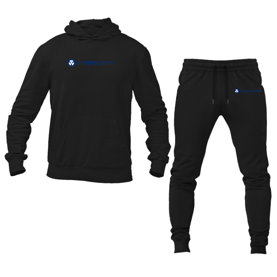 Men's Crypto.Com  Logo Hoodie Joggers Set