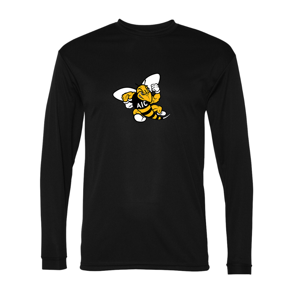 Men's AIC Yellow Jackets  Performance Long Sleeve T-Shirt