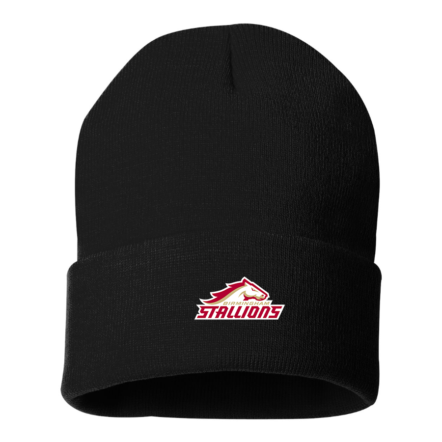 Birmingham Stallions Logo Beanie Hat