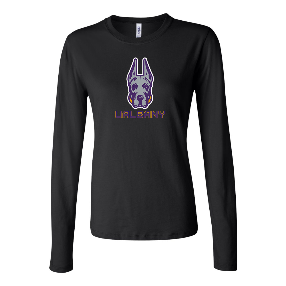 BELLA CANVAS Women’s Albany Great Danes Jersey Long Sleeve Tee