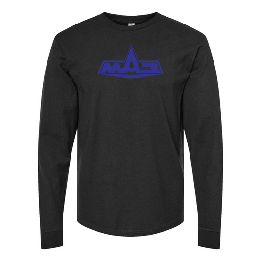 Men's MAZ Logo Cotton Long Sleeve T-Shirt