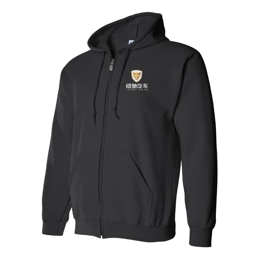 Men's Lvchi Logo Zipper Hoodie