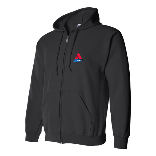 Men's Atkins Logo Zipper Hoodie