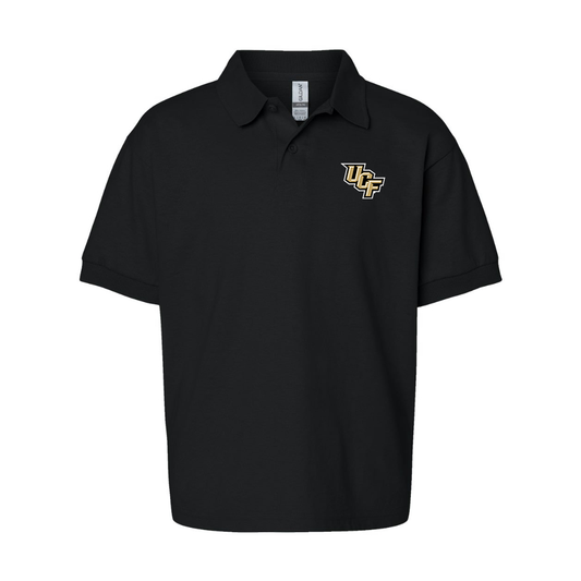 Youth Central Florida Knights  Gildan Dry Blend Jersey Polo