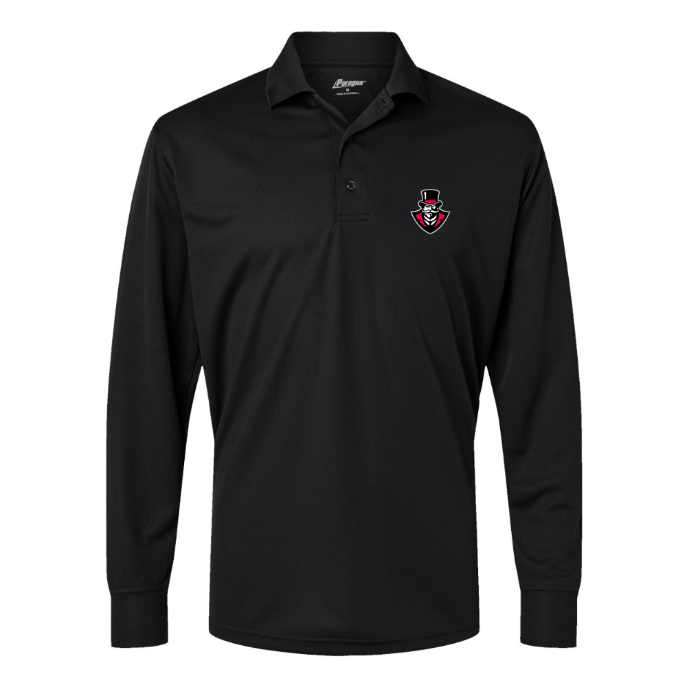 Men's    Austin Peay Governors Paragon Prescott Long Sleeve Polo