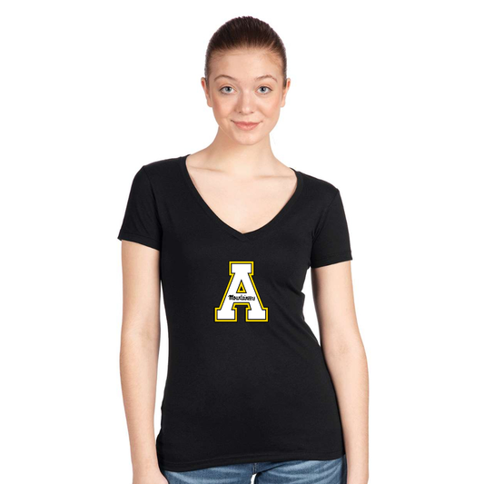 Women's Appalachian State Mountaineers   Next Level V-Neck T-Shirt