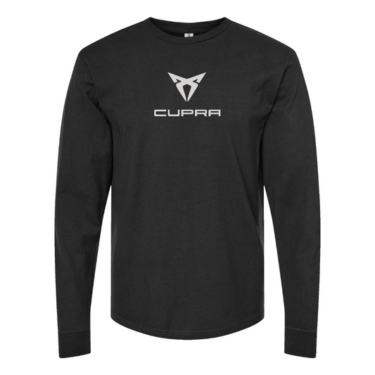 Men's Cupra  Logo Cotton Long Sleeve T-Shirt