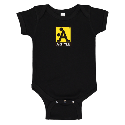 A Style Logo Baby Onesie Romper