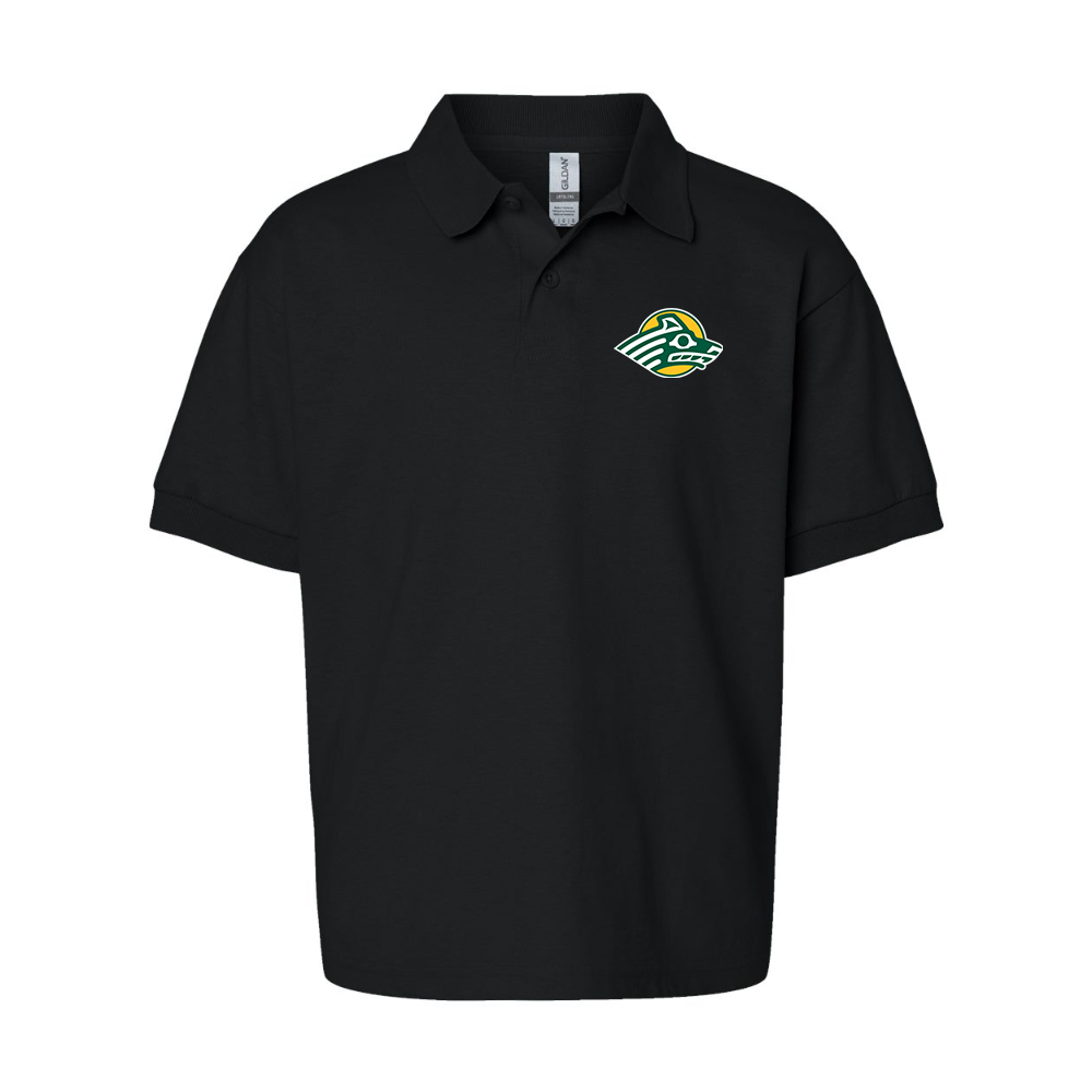 Youth Alaska Anchorage Seawolves  Gildan Dry Blend Jersey Polo