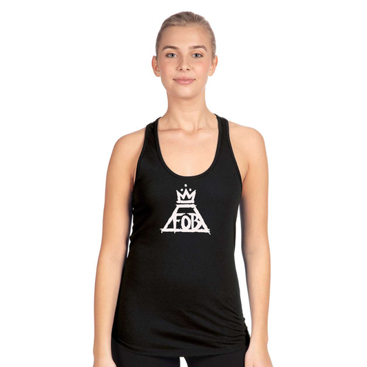 Women's Fall Out Boy Next Level Ideal Racerback Tank