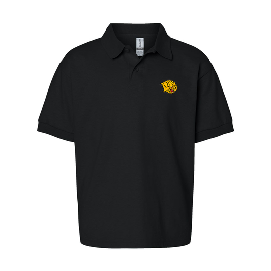 Youth  Arkansas PB Golden Lions Gildan Dry Blend Jersey Polo