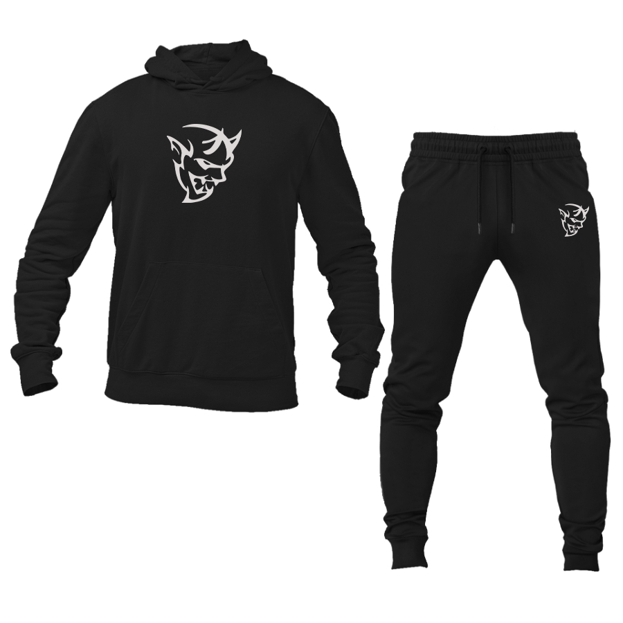 Men's Dodge Demon Logo Hoodie Joggers Set