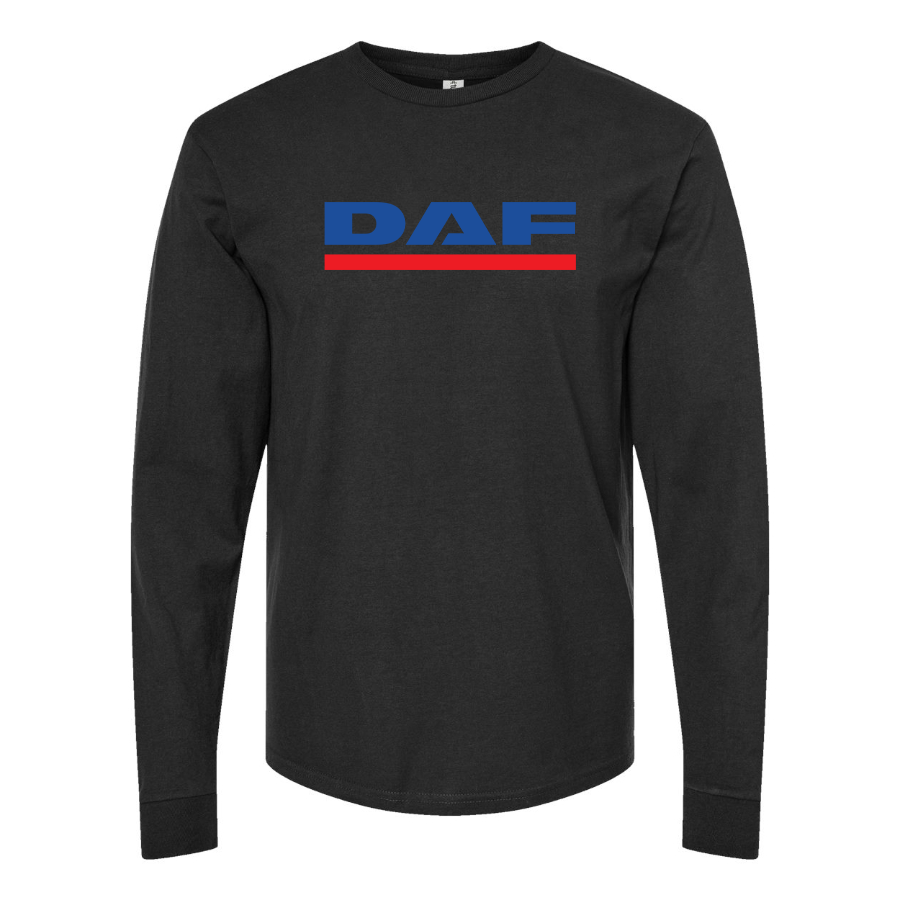 Men's  DAF Logo Cotton Long Sleeve T-Shirt