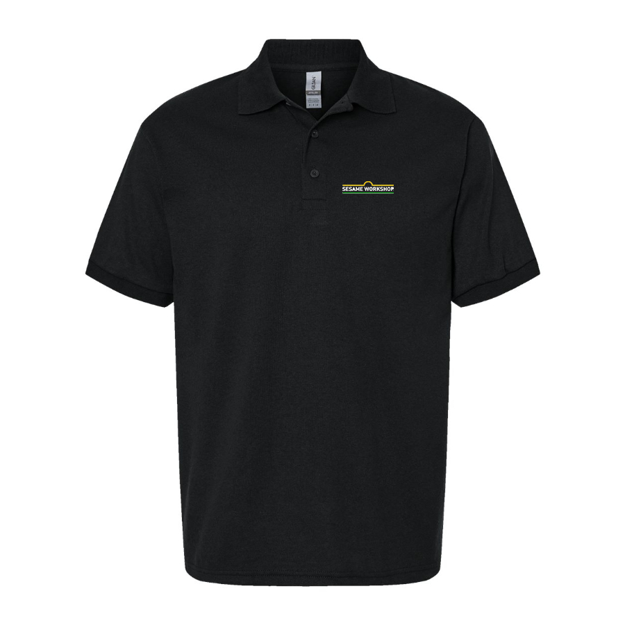 Men's Sesame Workshop Logo  Dry Blend Polo