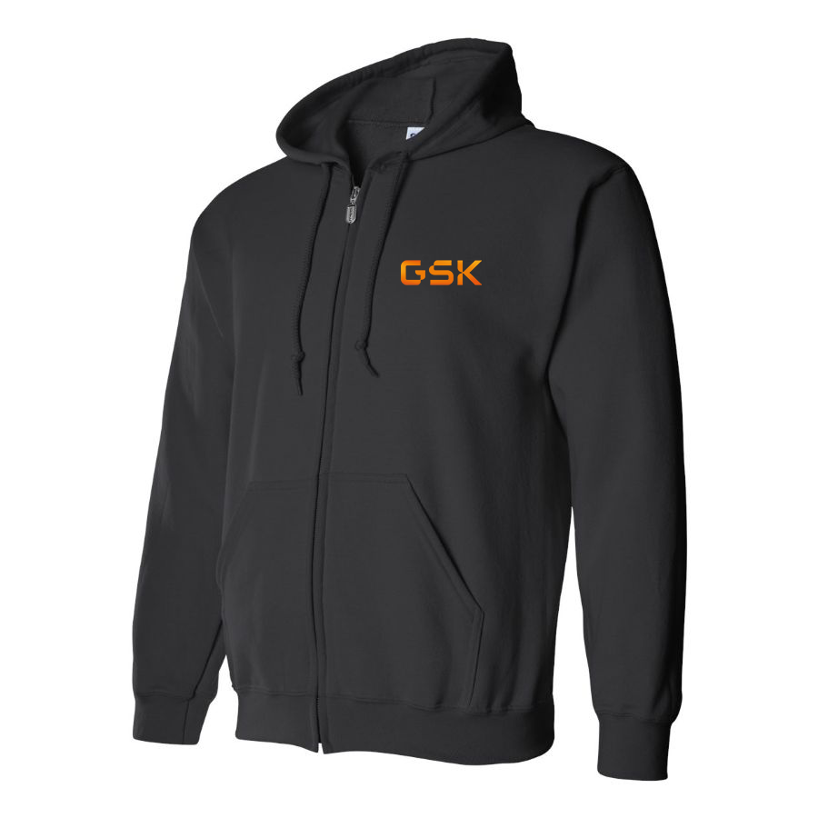Men's GSK Logo Zipper Hoodie