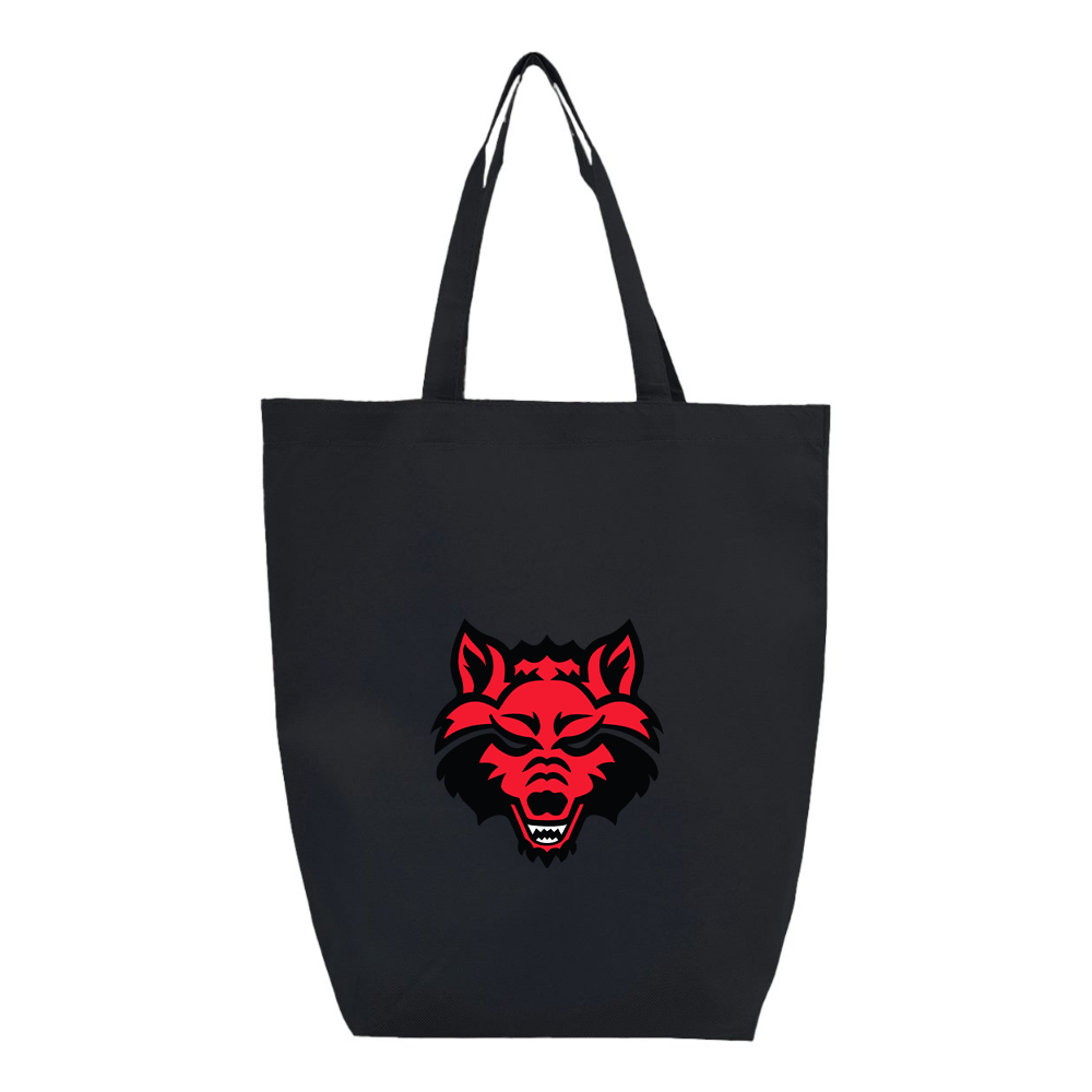 Arkansas State Red Wolves Q-Tees Non-Woven Gusset Bottom Tote