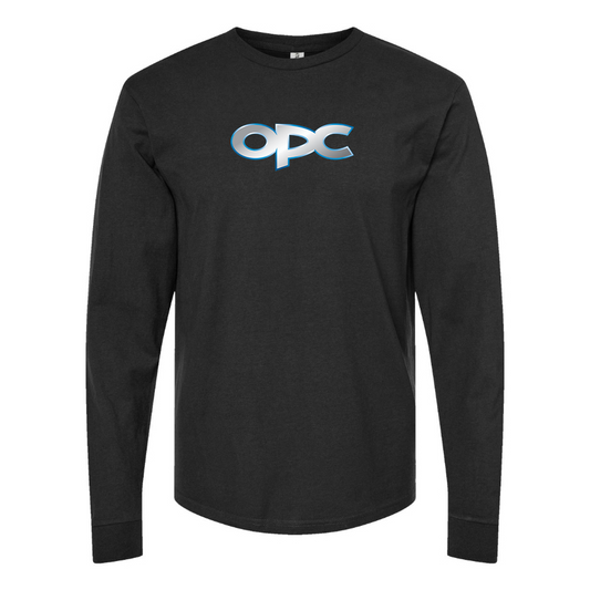 Men's Opel Performance Center Logo Cotton Long Sleeve T-Shirt