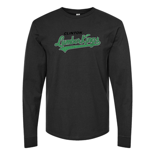 Men's Clinton LumberKings  Logo Cotton Long Sleeve T-Shirt