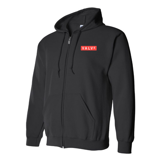 Men's Valve Banner Logo Zipper Hoodie